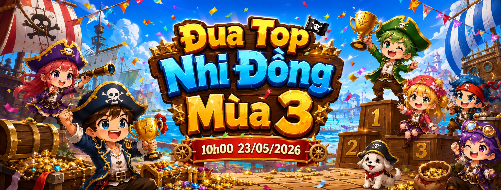 Làng Hải Tặc – Sự kiện đua TOP nhi đồng mùa 3