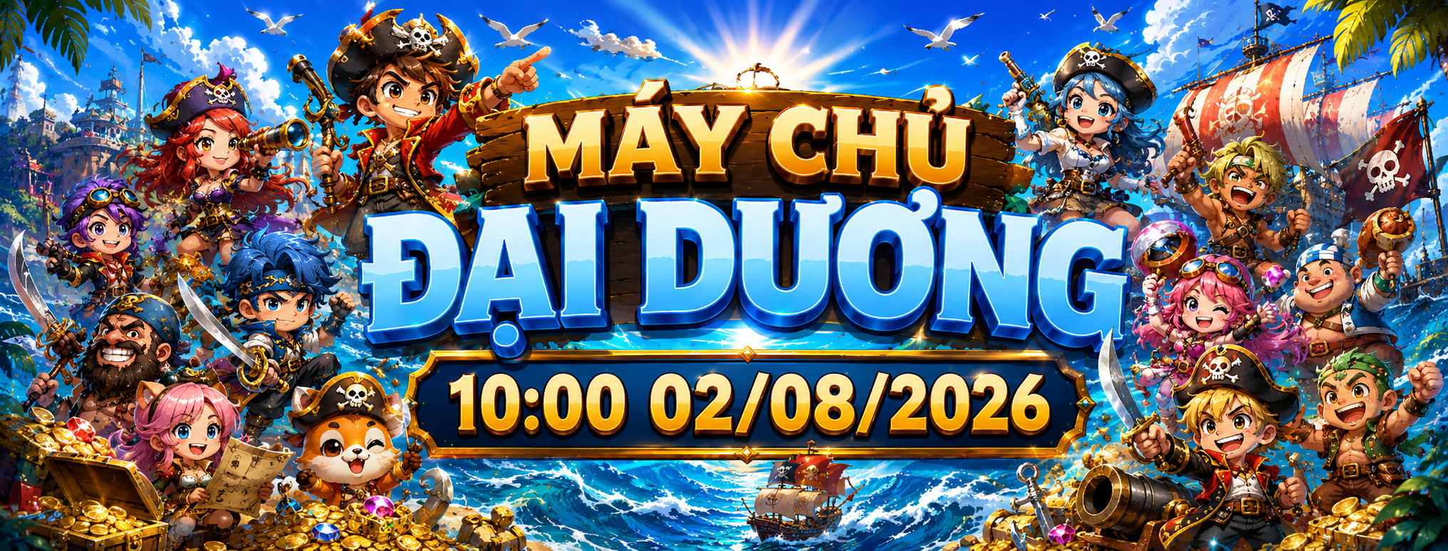 Làng Hải Tặc – Ra mắt máy chủ đại dương
