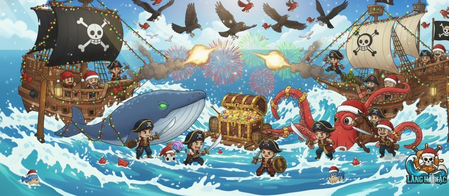 Banner Làng Hải Tặc – Sự kiện giáng sinh