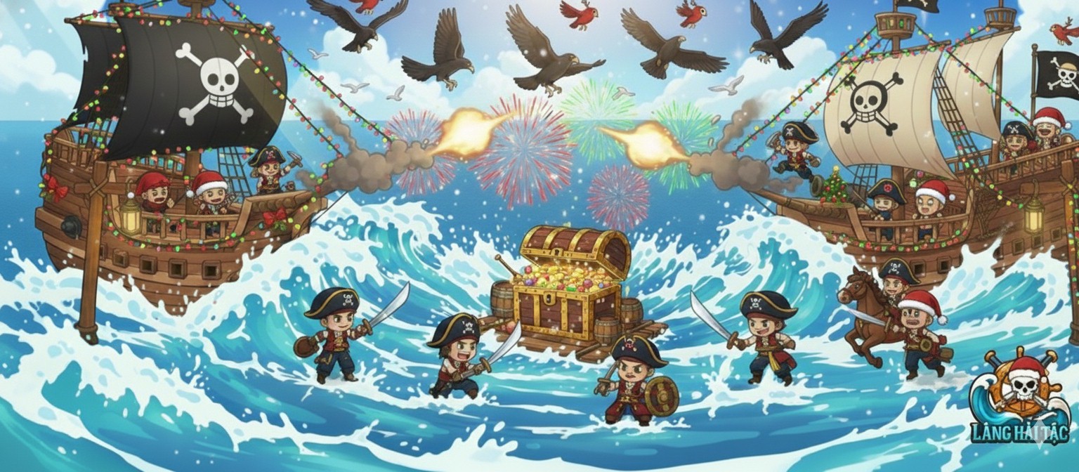 Làng Hải Tặc Online – Phiêu lưu và chiêu mộ đồng đội