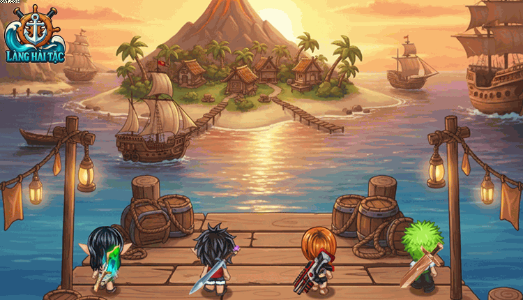 Hình ảnh giới thiệu game Làng Hải Tặc – game nhập vai chiến thuật One Piece